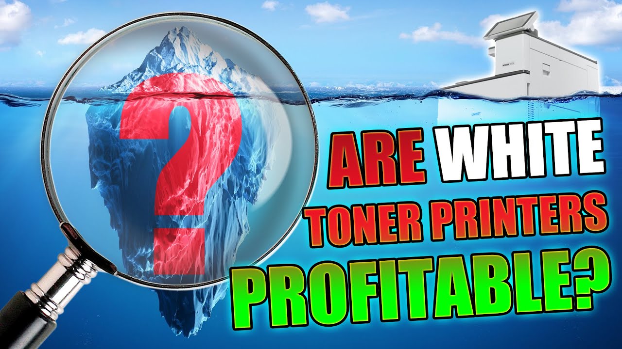 What Are The Operating Costs Of White Toner Laser Transfer Printers? Analysis Of The iColor 800.
