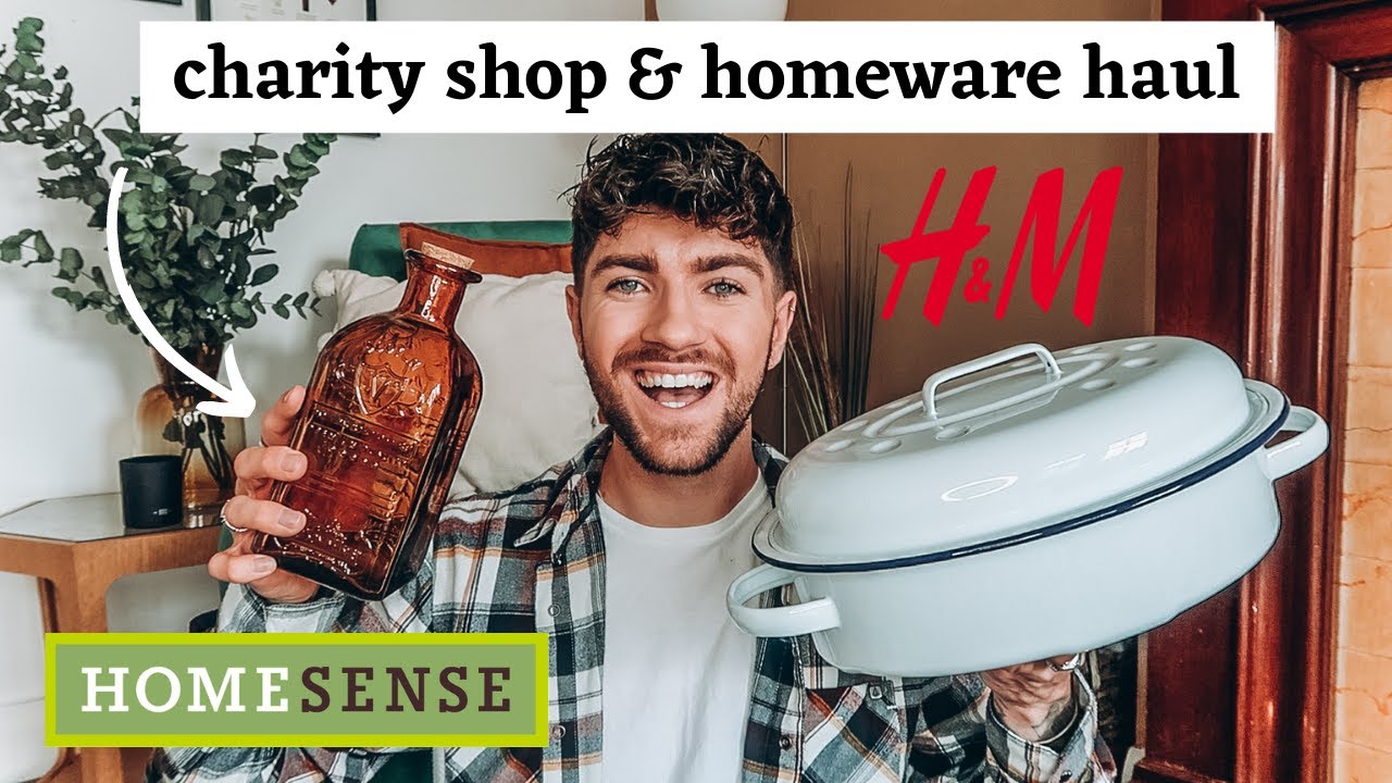 CHARITY SHOP & HOMEWARE HAUL | HOMESENSE & H&M | Luke Catleugh