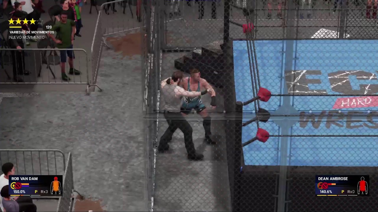wwe 2k 19 Dean Ambrose vs RBD for ECW Campionship Full Match