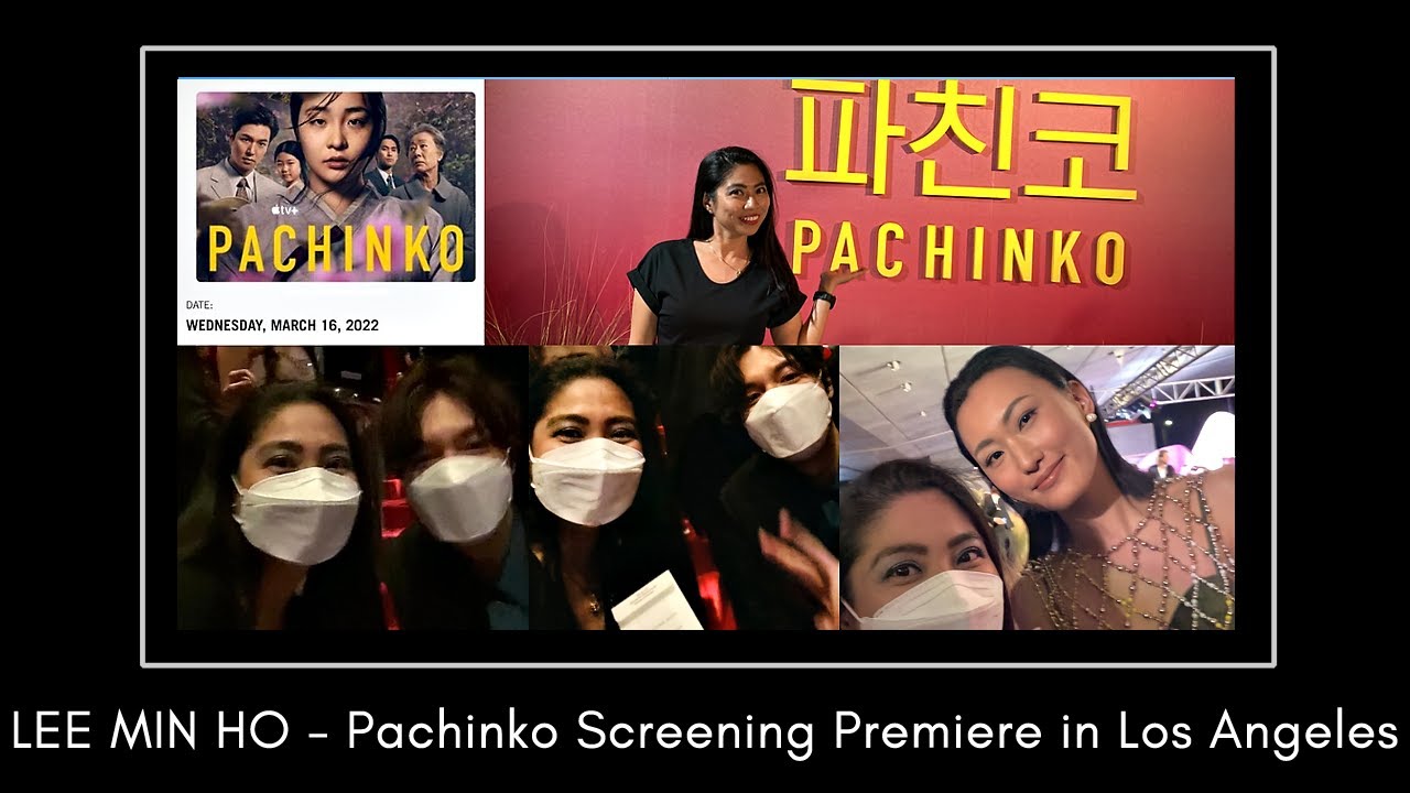 I attended the Pachinko screening premiere Los Angeles LA. I met Lee Min Ho, we took selfie together