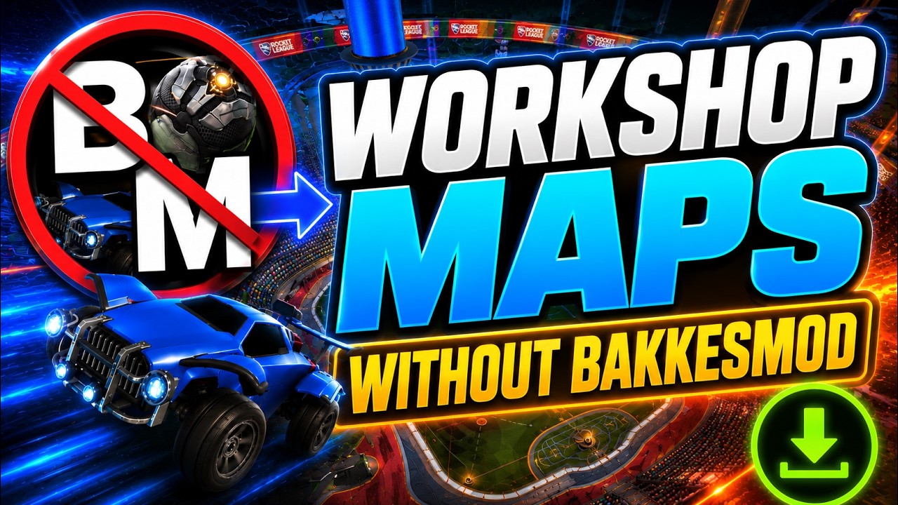 Rocket League Workshop Maps WITHOUT BakkesMod Needed + EAC Enabled