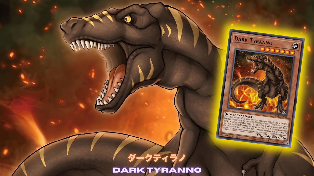 DARK Ultimate Conductor Tyranno !!! Dark Tyranno DECK NEW CARD - YUGIOH