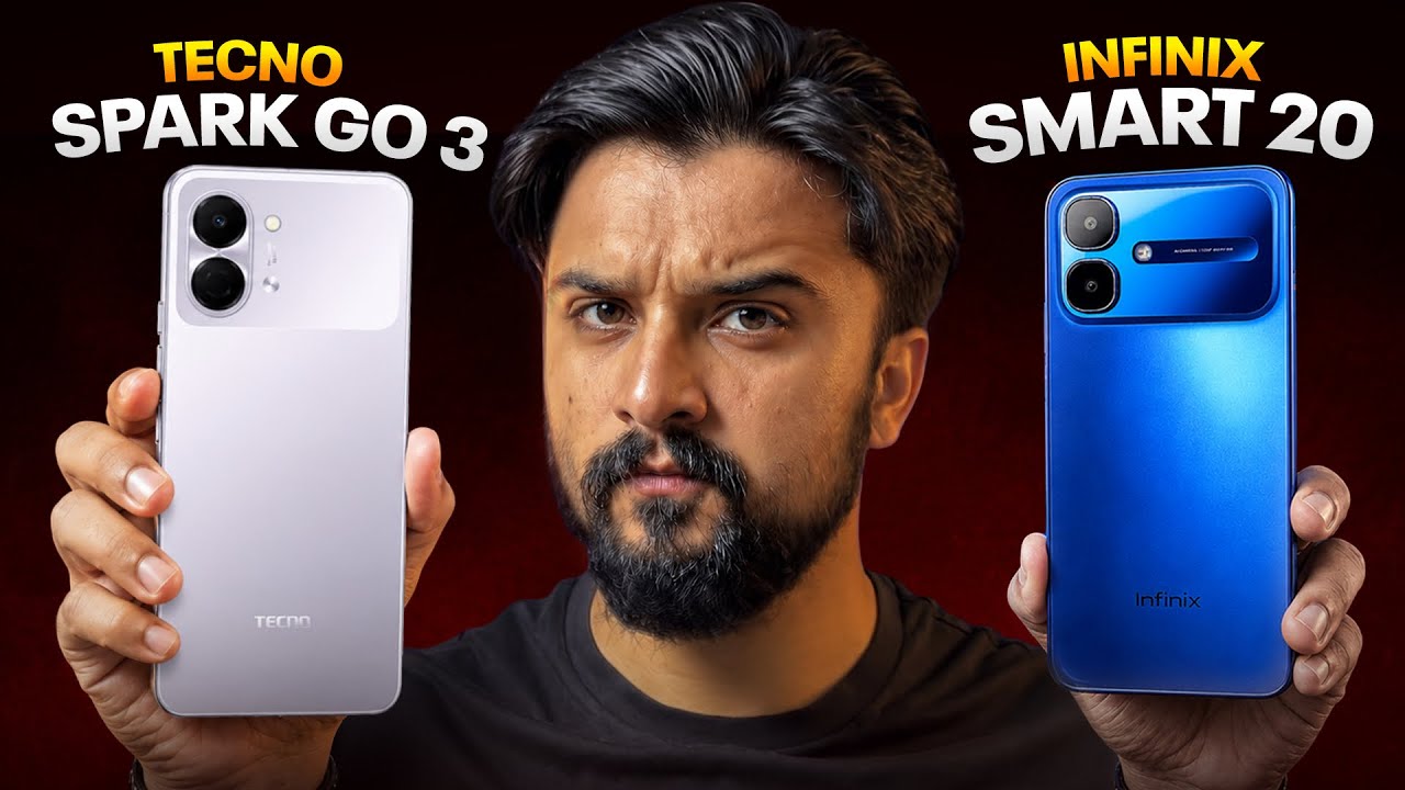 Infinix Smart 20 vs Tecno Spark Go 3 - Best Budget Smartphone under 35000 in Pakistan?