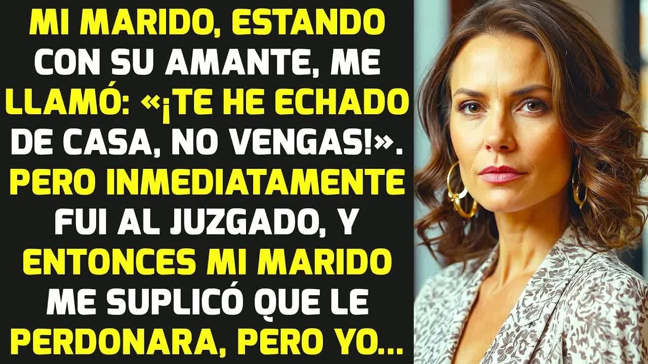 Mi Marido Me Echó De Casa De Repente Por Su Amante, Pero Fui Al Juzgado Y... HISTORIAS LA VIDA