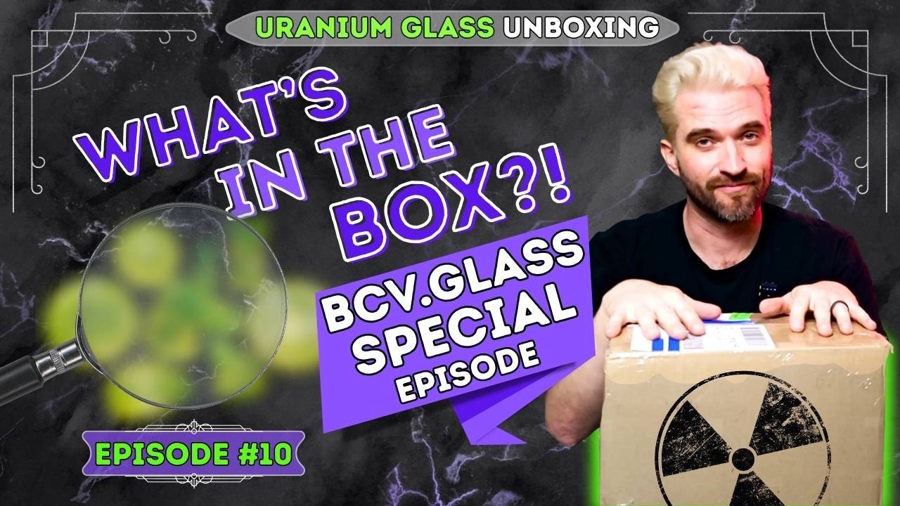 Unboxing NEW uranium glass from BCV Glass in the Czech Republic | What's in the Box Episode 10