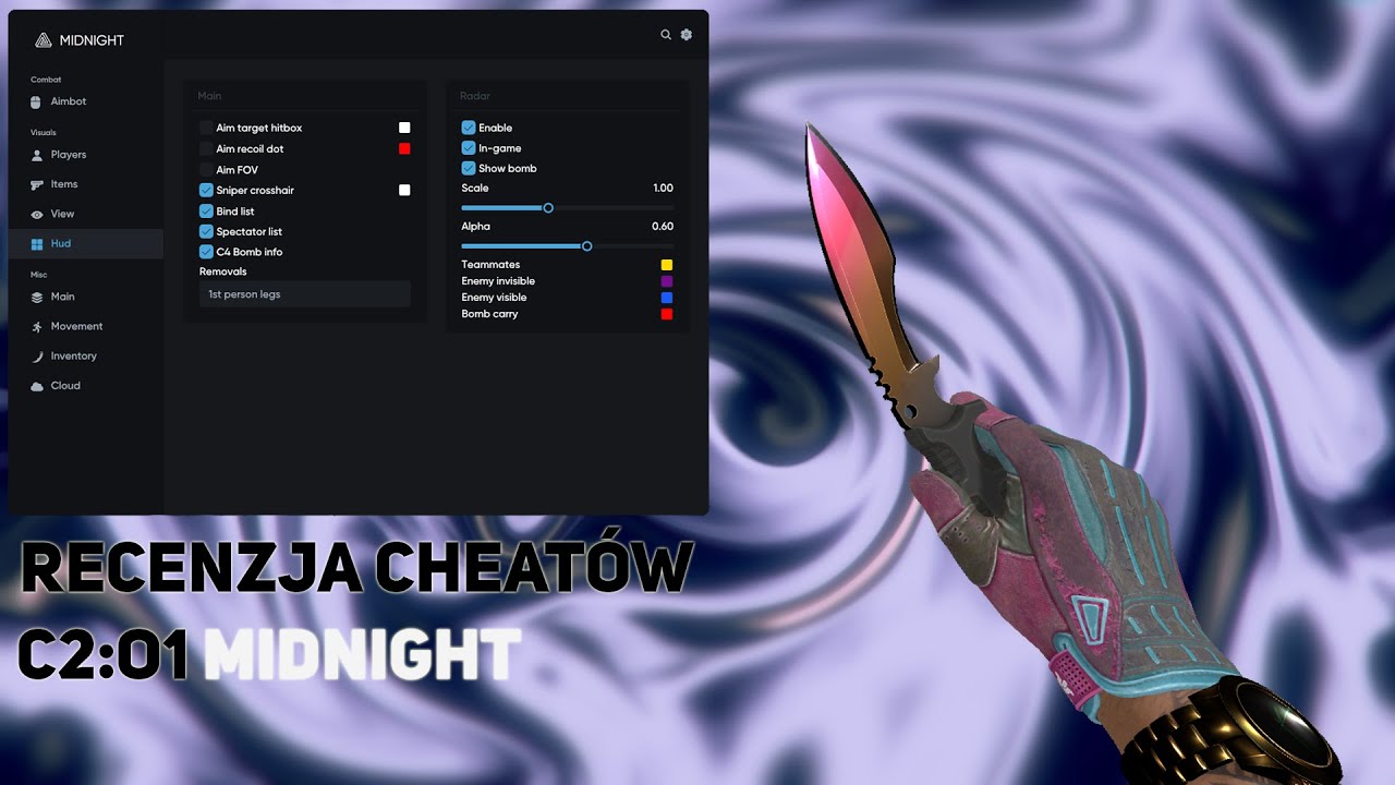 C2:O1 Recenzja Cheatow - Midnight CS2