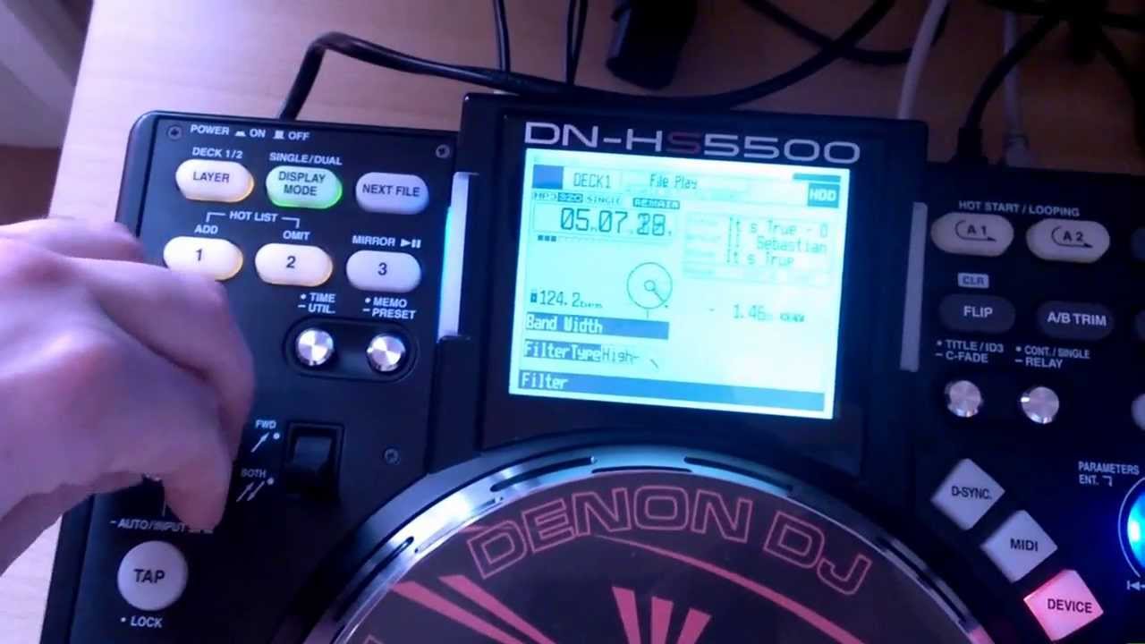 Test du Denon DN-HS 5500 partie 1 (Vincenhouse)