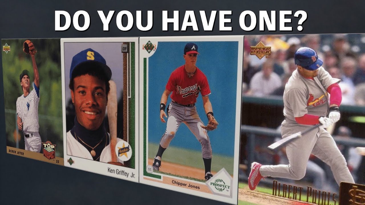 29 Upper Deck Baseball Cards Worth A LOT of Money - Most Valuable Valuable Upper Deck Baseball Cards