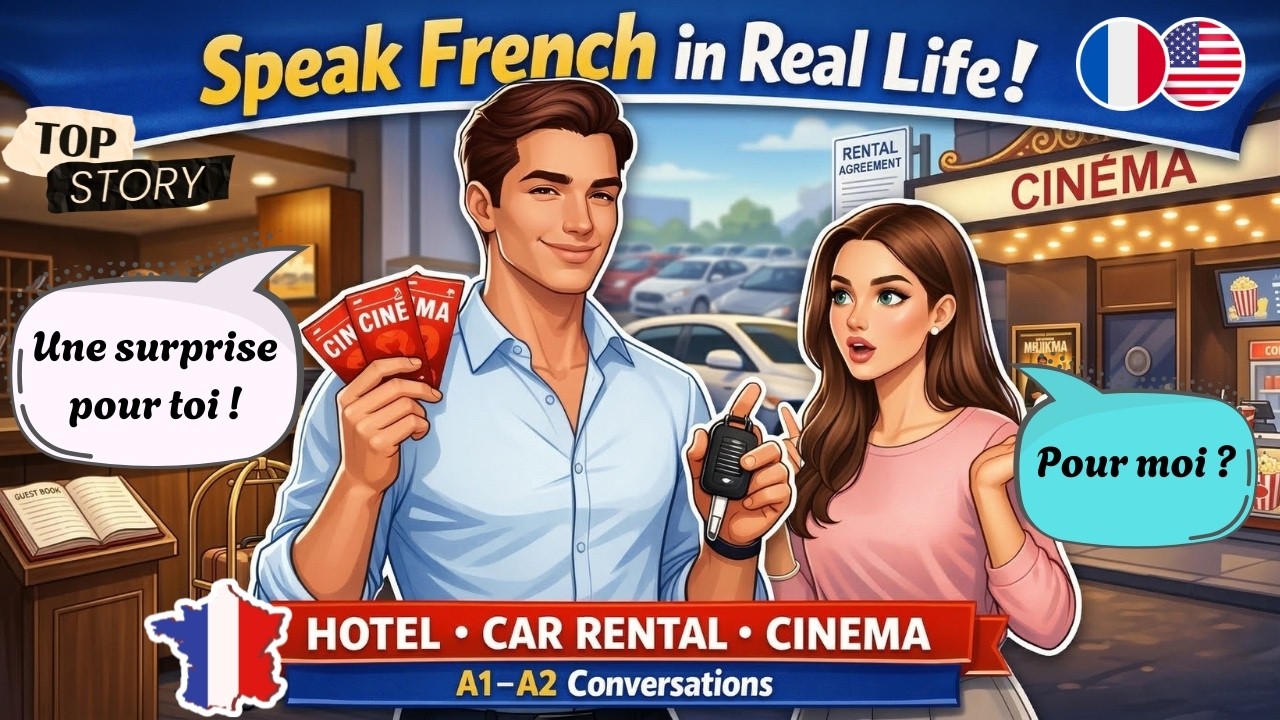 Real Life French Conversation Practice (A1-A2)
