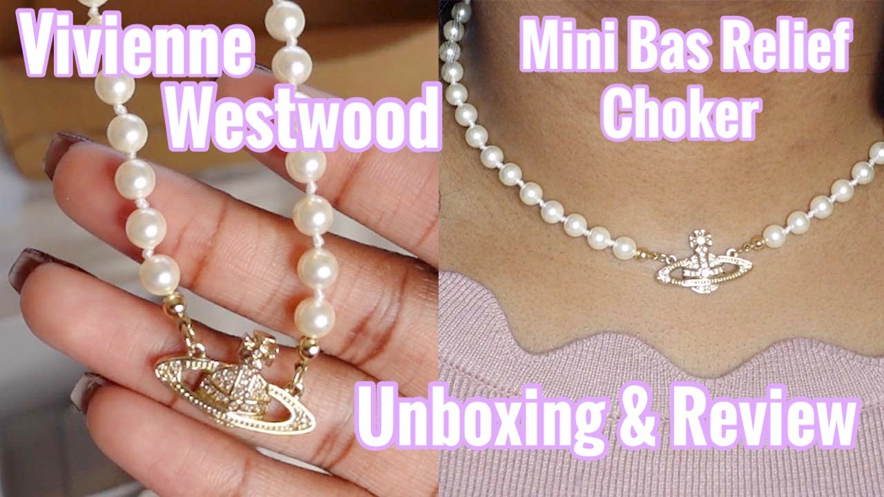 VIVIENNE WESTWOOD MINI BAS RELIEF GOLD CHOKER UNBOXING & REVIEW