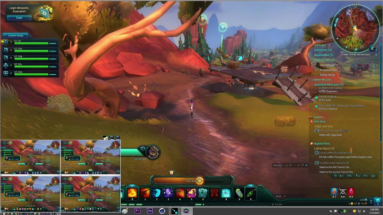 Wildstar Multiboxing Level 9-11: Killing Stuff