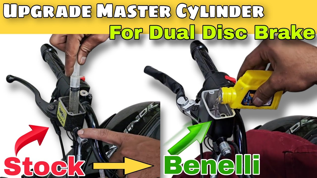 Best Master Cylinder For Dual Disc Modification | Benelli tnt 600i Master Cylinder