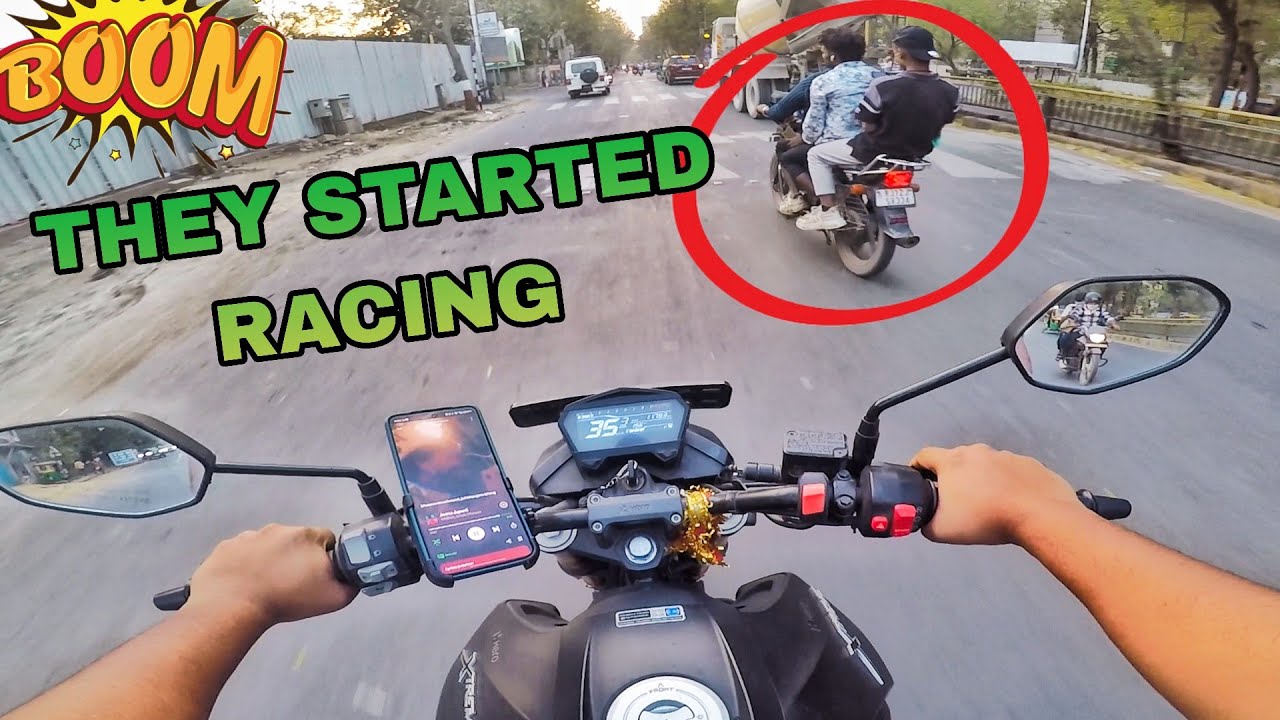 They started racing 