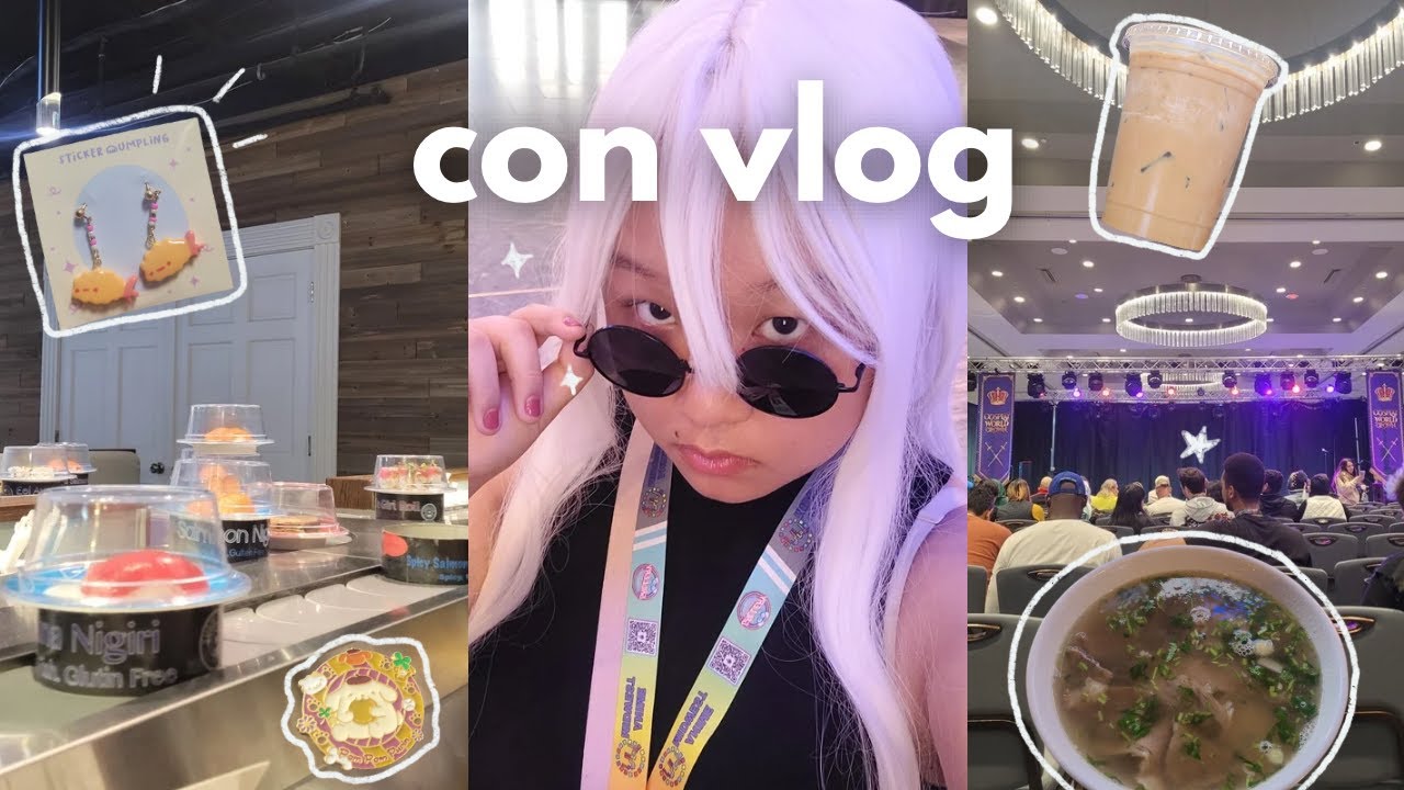 spend the weekend with me ౨ৎ˚🍡 magecon 2024, what i eat, artist alley haul