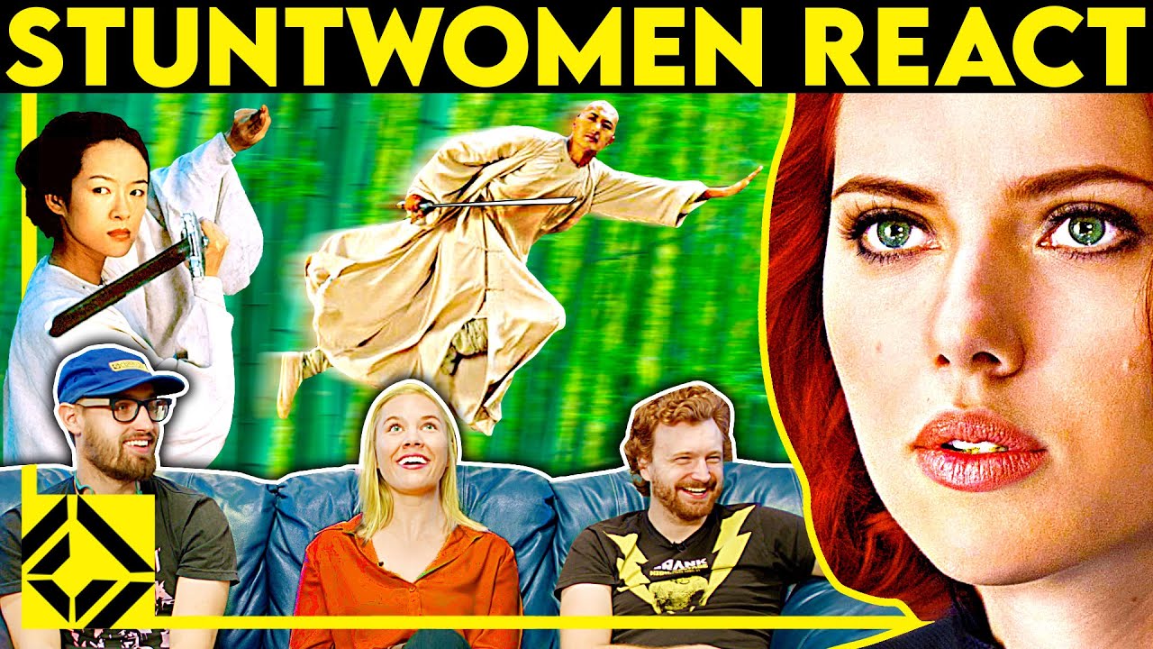 Stuntwomen React to Bad & Great Hollywood Stunts 1