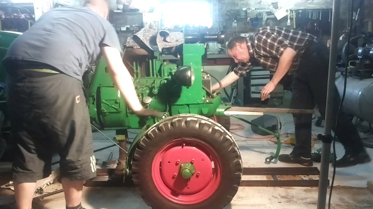 Deutz D 25 zusammen schieben (Kupplung )