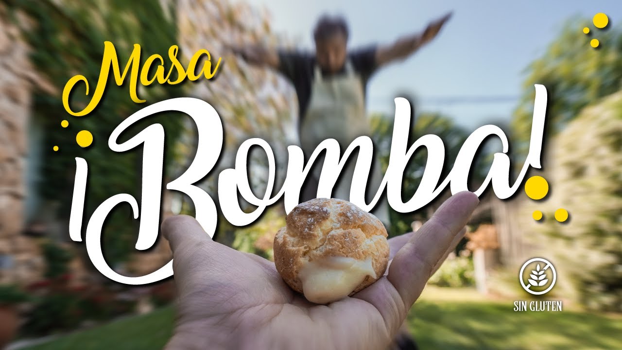 💣 BOMBAS de crema SIN TACC 💥 Masa bomba, profiteroles, pasta choux | Recetas SIN GLUTEN