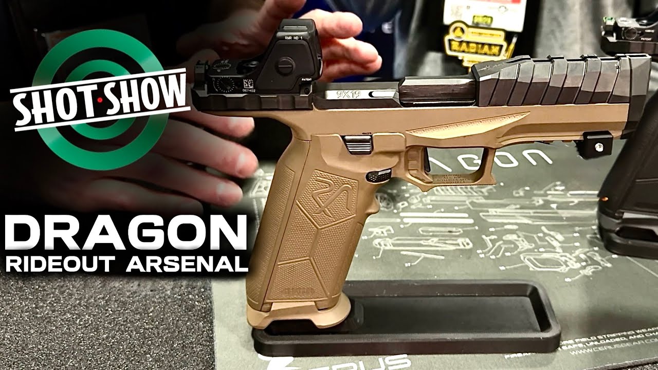 Пистолет Rideout Arsenal DRAGON | Самый инновационный пистолет 2026 года | Выставка SHOT Show 2026
