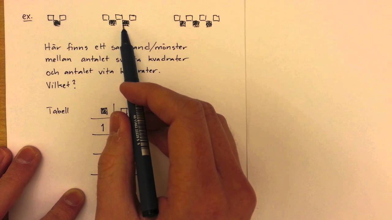 7 - Algebra - Mönster och Uttryck - Del 1