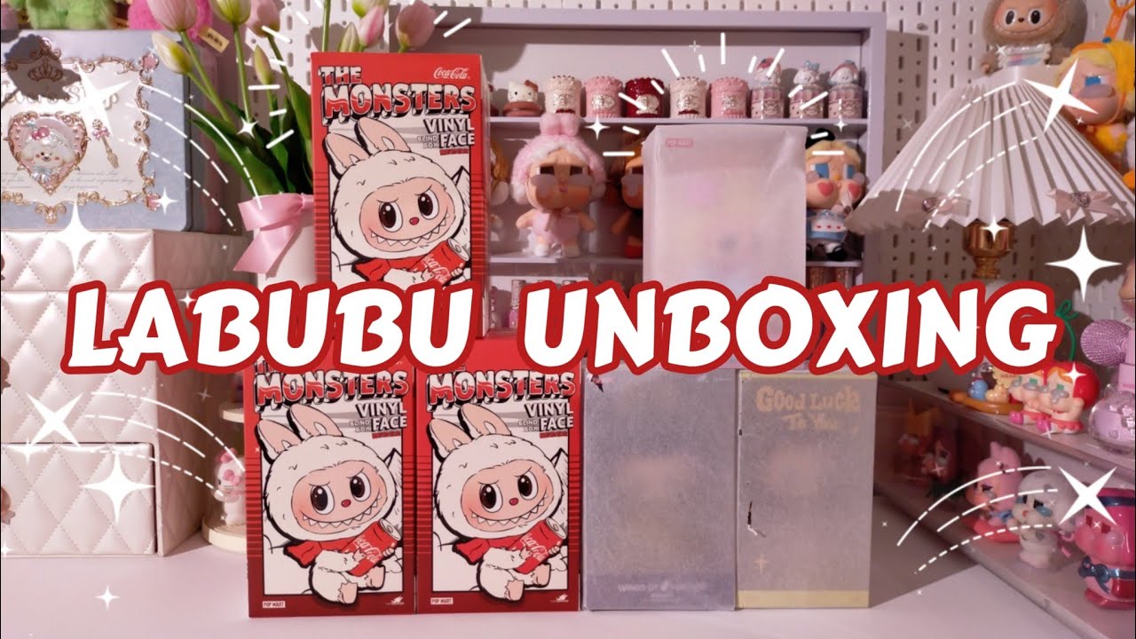 RANDOM POPMART BLIND BOX UNBOXING!! *♡*THE MONSTER LABUBU COLLECTION & A SECRET?!