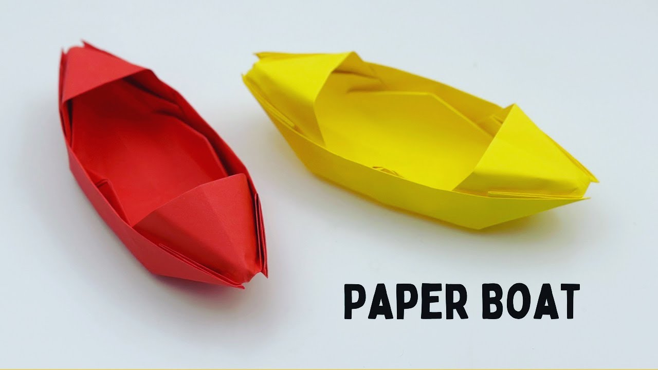 How To Make Easy Paper Speed Boat For Kids / Paper Boat Toy / Paper Craft Easy / KIDS crafts