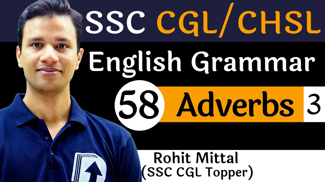 [58] Adverbs - 3 | Grammar for SSC | Devotion Institute | Rohit Sir