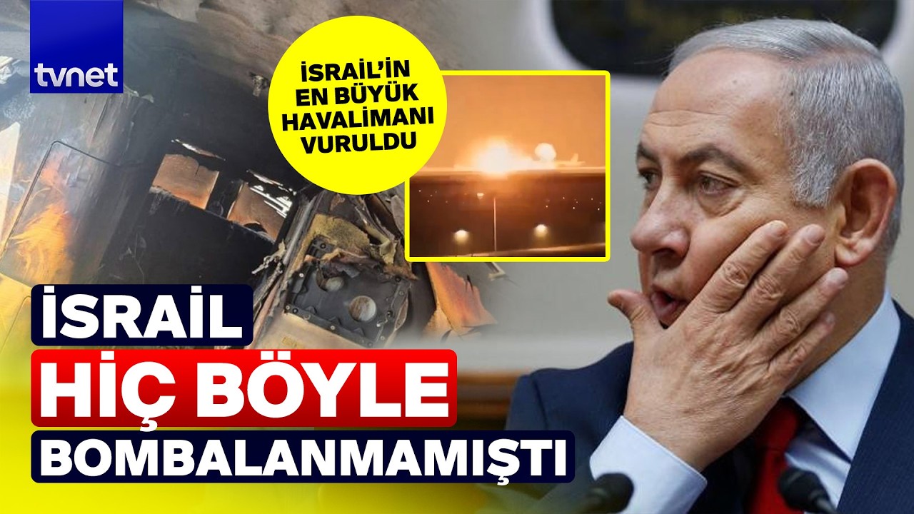 İran, İsrail’i fena vurdu | İsrail’de uçaklar havaya uçtu