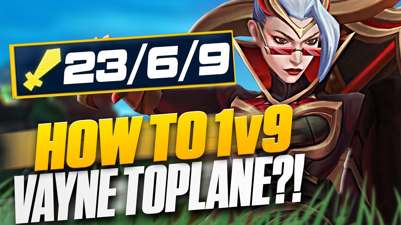 SEASON 16 VAYNE TOP 23 KILLS ABSOLUTE 1 V 9 PERFORMANCE EGO - League of Legends Vayne Commentary
