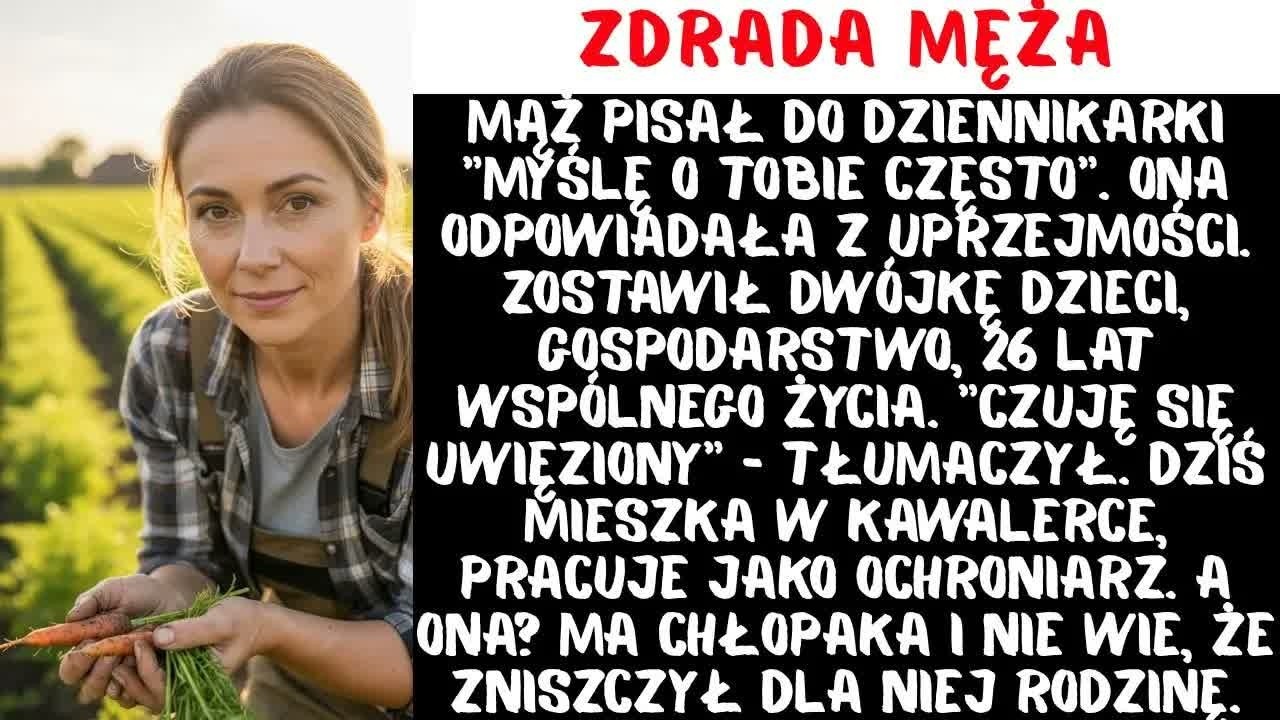Mąż zakochał się w dziennikarce przy ognisku   Mąż wymienił rodzinę na iluzję