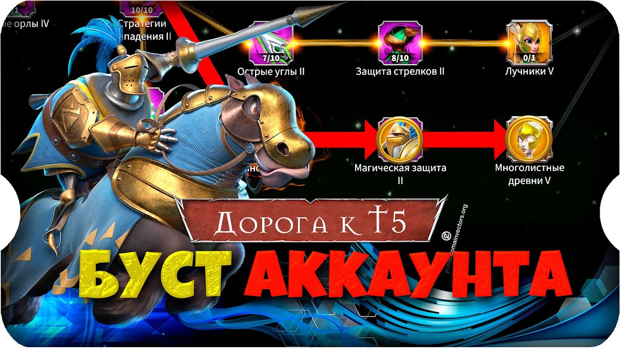 БУСТ к Т5 войскам ⚔ игра Call of Dragons