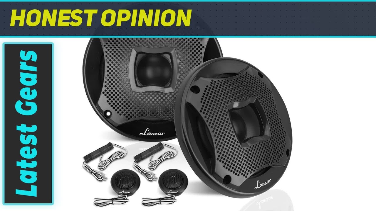 Lanzar AQ65.2CMB Marine Speaker System: Unleash Premium Sound on the Water