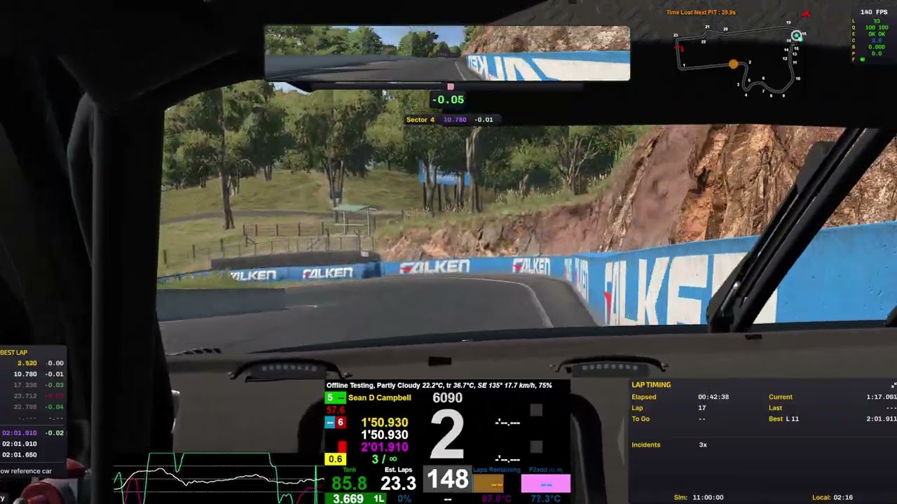 iRacing AMR GT3 at Bathurst