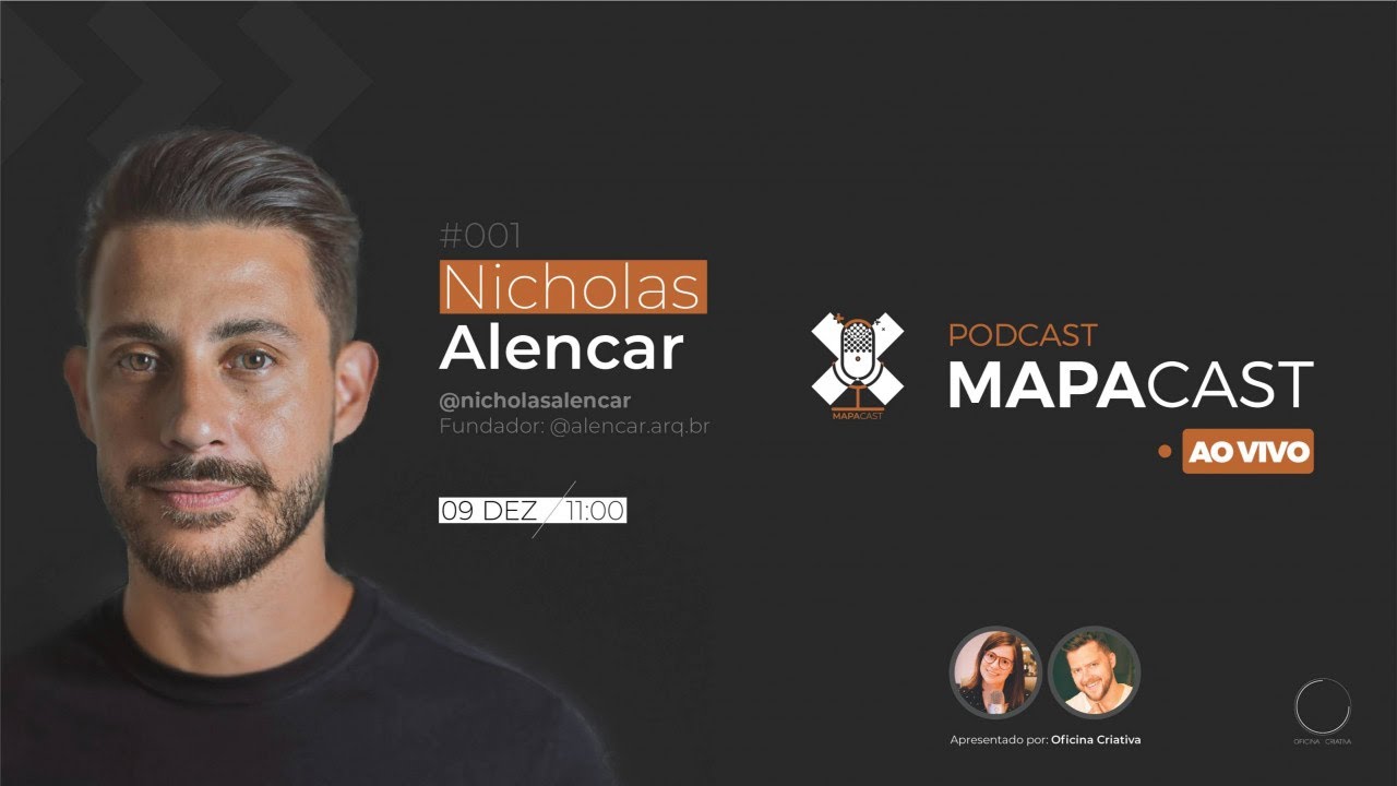 MAPACAST 001 - NICHOLAS ALENCAR - CARREIRA, PROPÓSITO, IMPLEMENTAÇÃO BIM E PROTAGONISMO