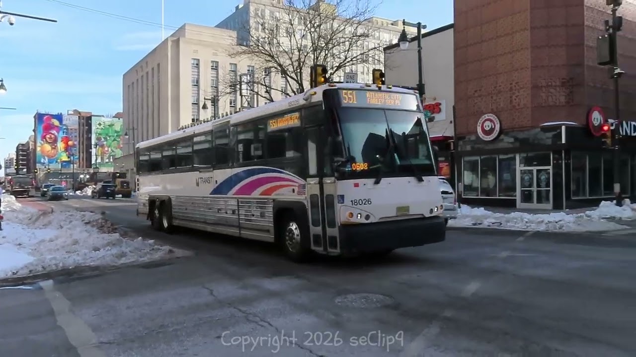 Various Buses and Trains at Philadelphia 2-1-2026