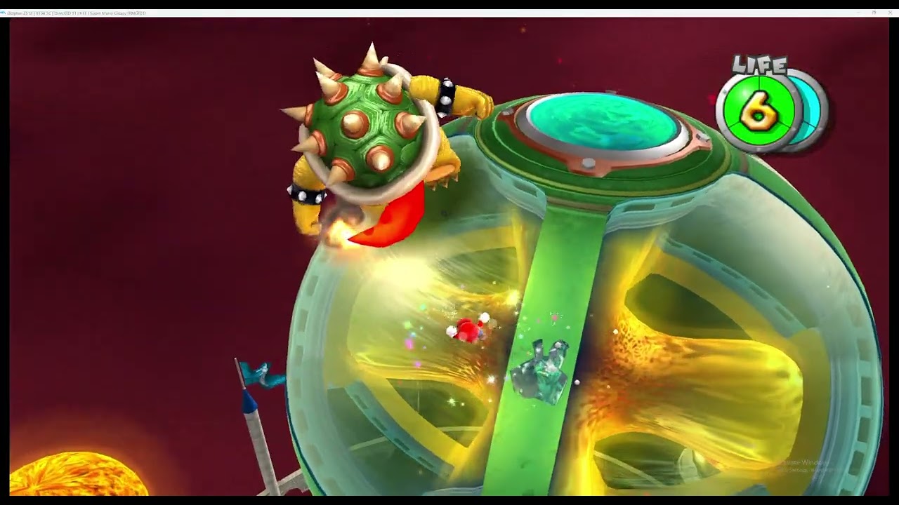 Mario Galaxy Bowser boss fight