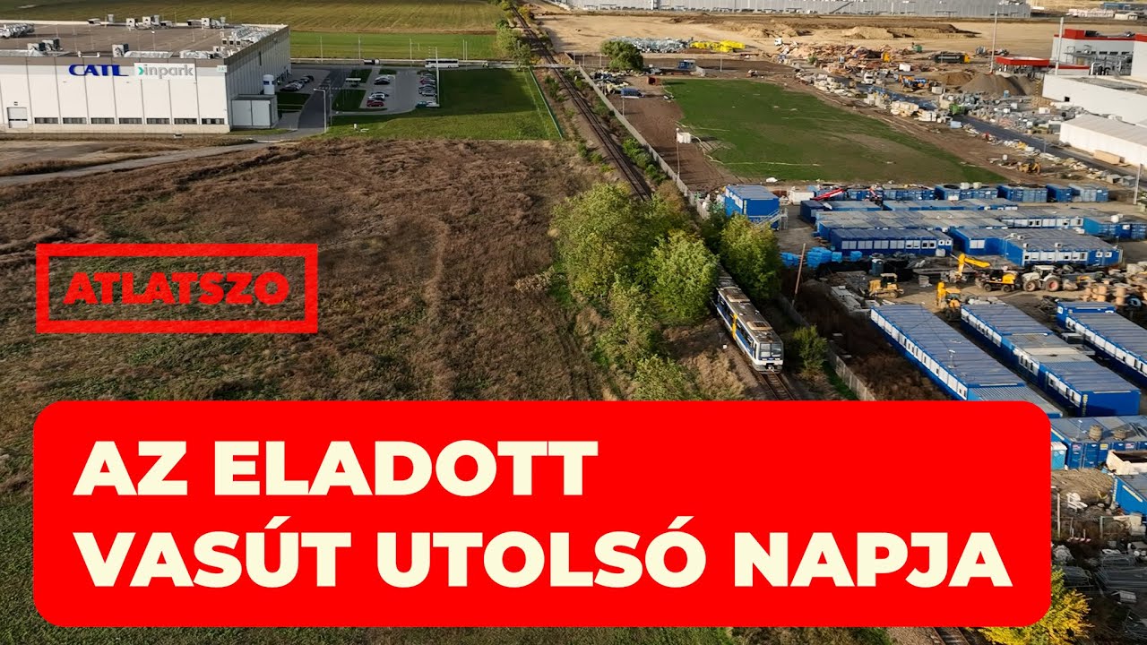 A kínai akkugyár kedvéért bezárt vasútvonal utolsó napja