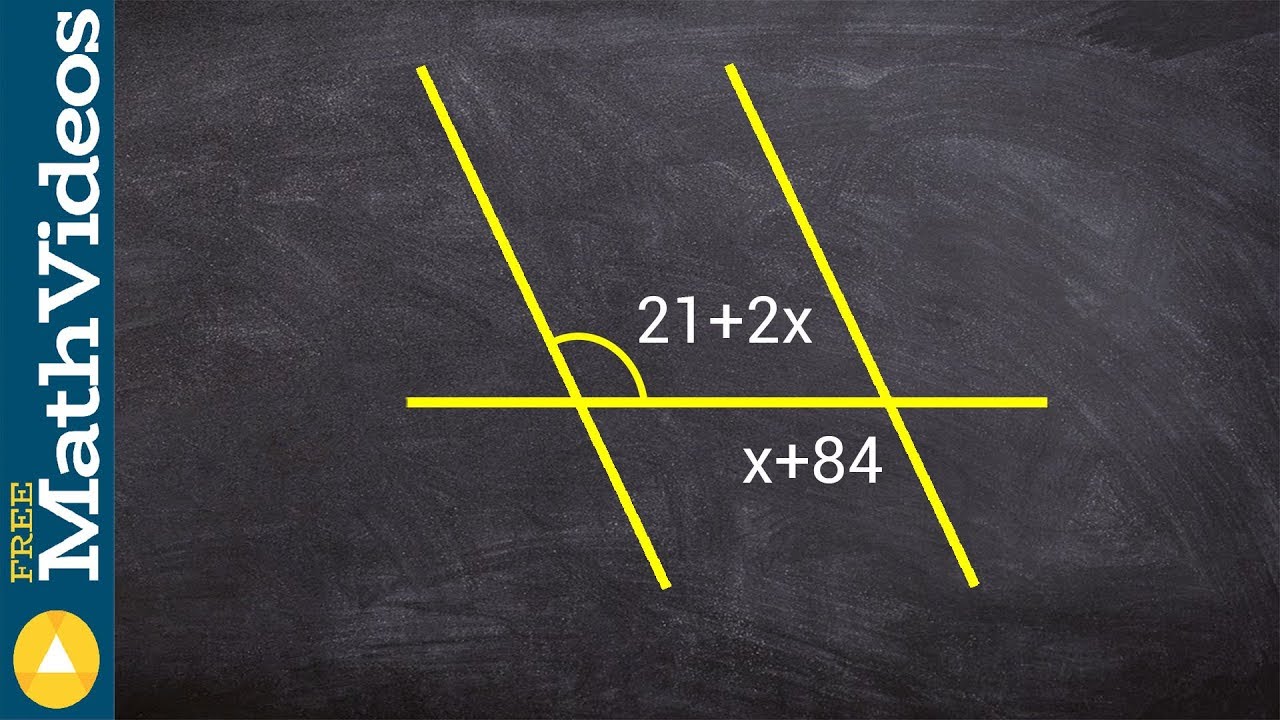 Using alternate interior angles to show two lines are parallel