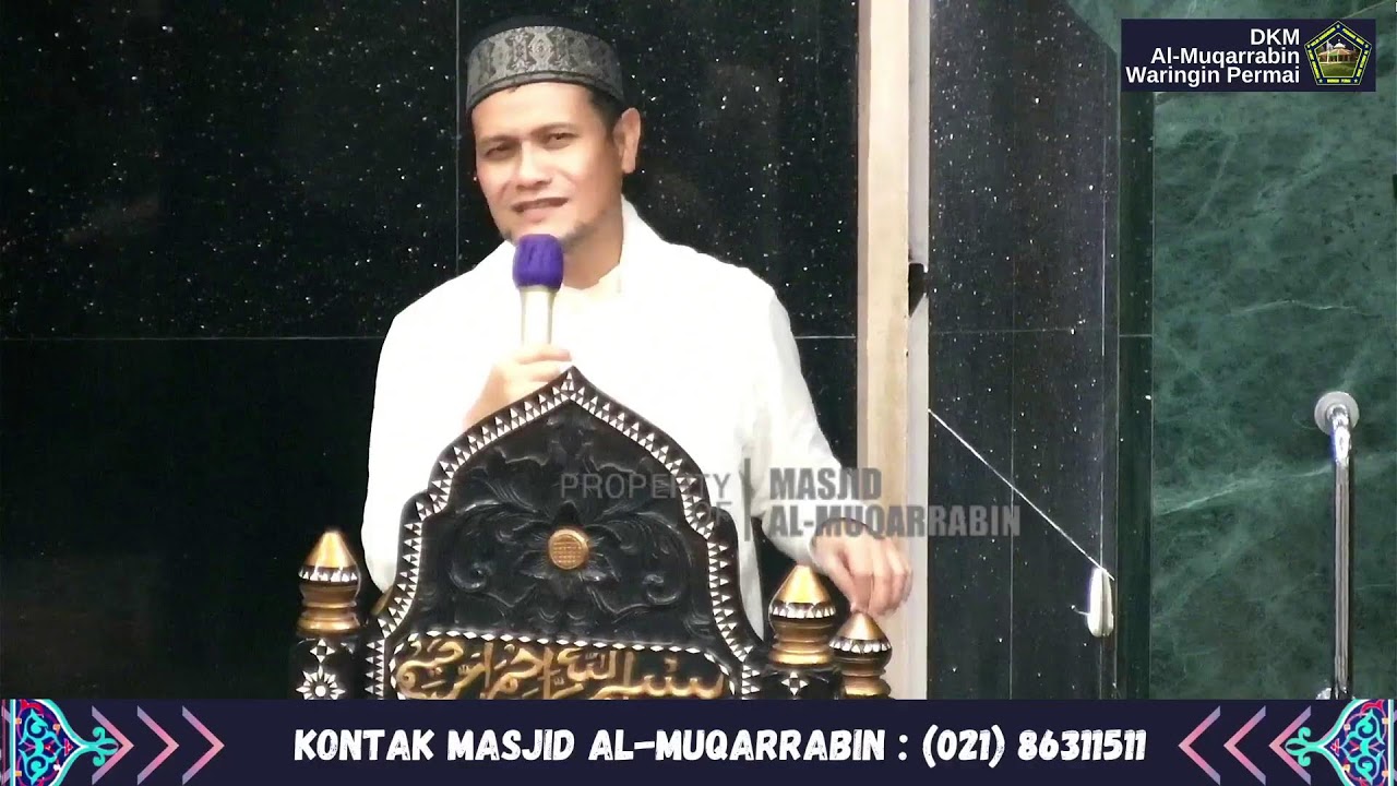 Khutbah Tarawih 22 Februari 2026 ~ Ust. Ali Junifar, Lc., MA.