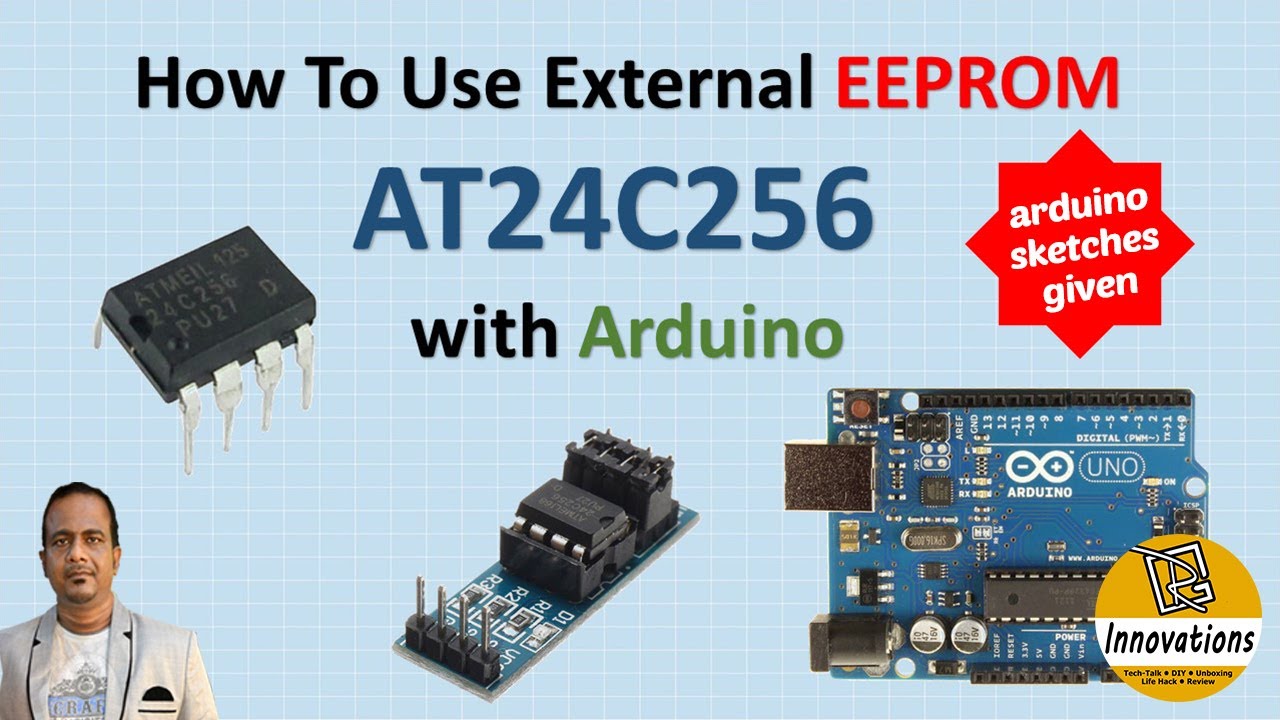 AT24C256 — внешний EEPROM с Arduino | Подробное объяснение и скетчи для записи/чтения/очистки