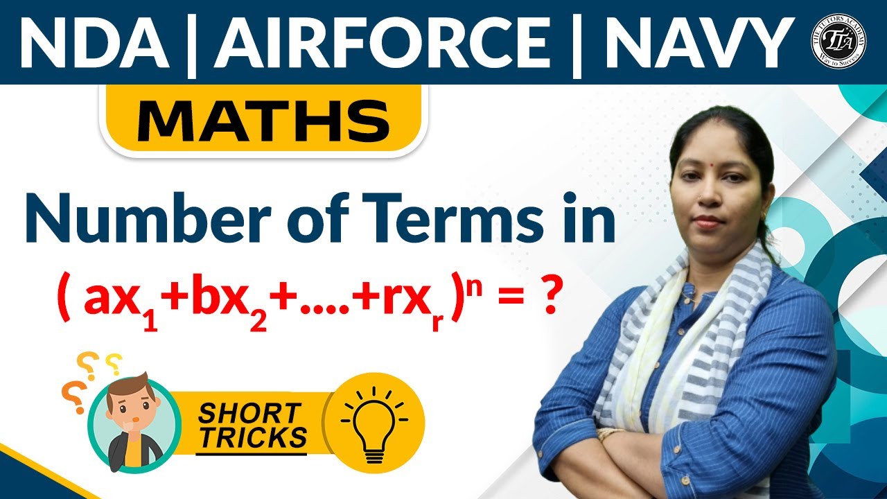 Shortcut Tricks For NDA Maths Questions | Chitra Mam | NDA Exam Short Tricks | Tutors Academy
