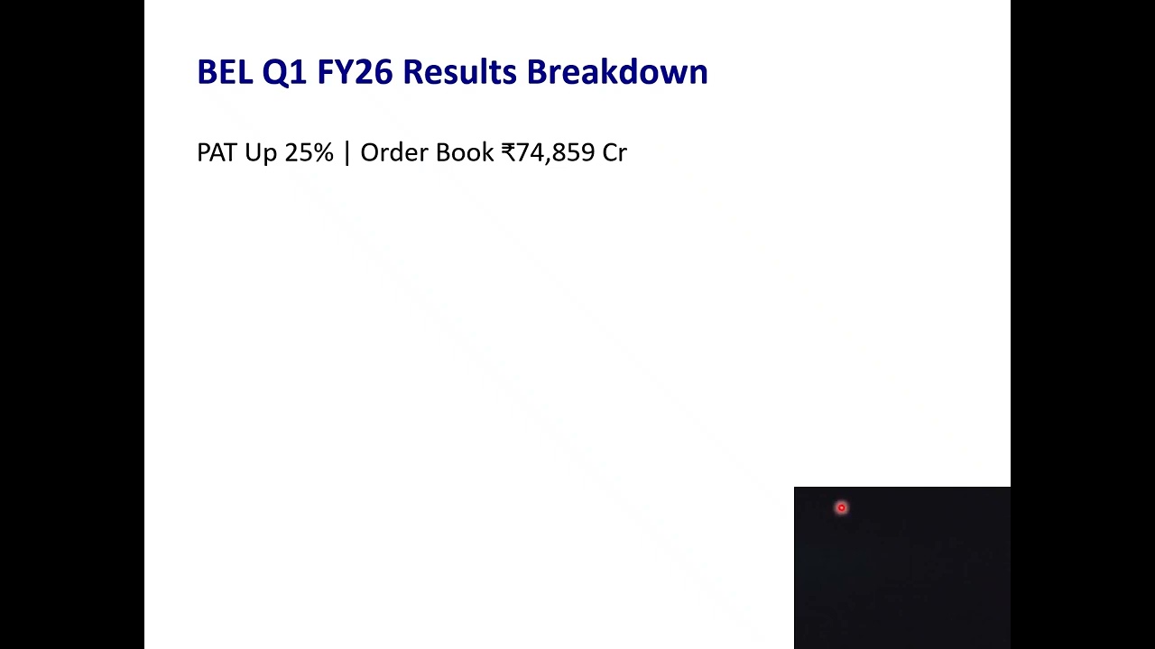 BEL Q1 FY26 Results Presentation