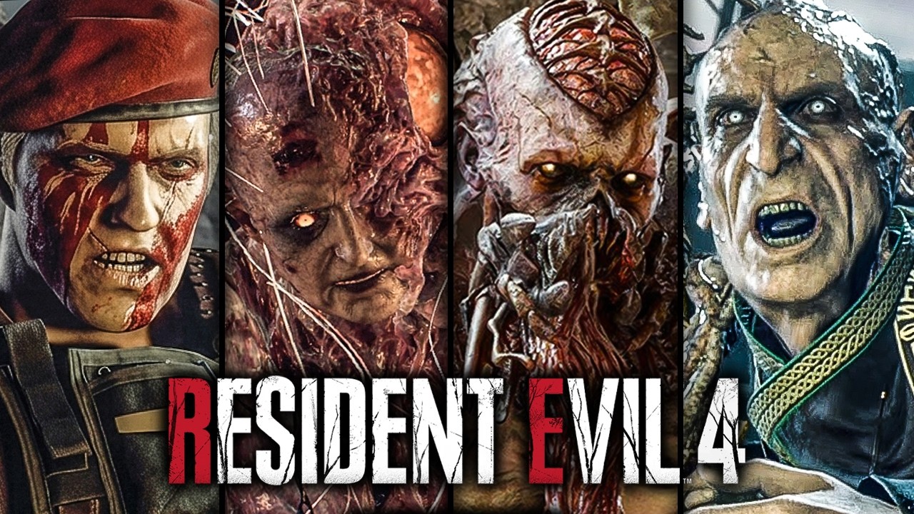 RESIDENT EVIL 4 REMAKE - Todos los Jefes en Español Latino // All Bosses 4K 60FPS