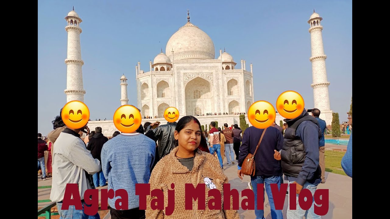 AGRA VLOG 2026: My First Time Seeing the Taj Mahal! (Is it worth the HYPE?) 🕌✨#tajmahal #travel