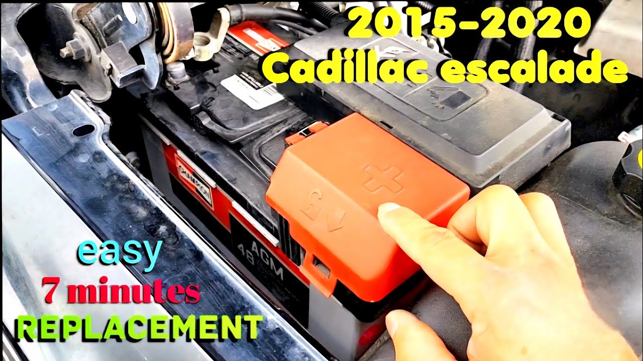 Замена аккумулятора Cadillac Escalade 2015-2020 гг.