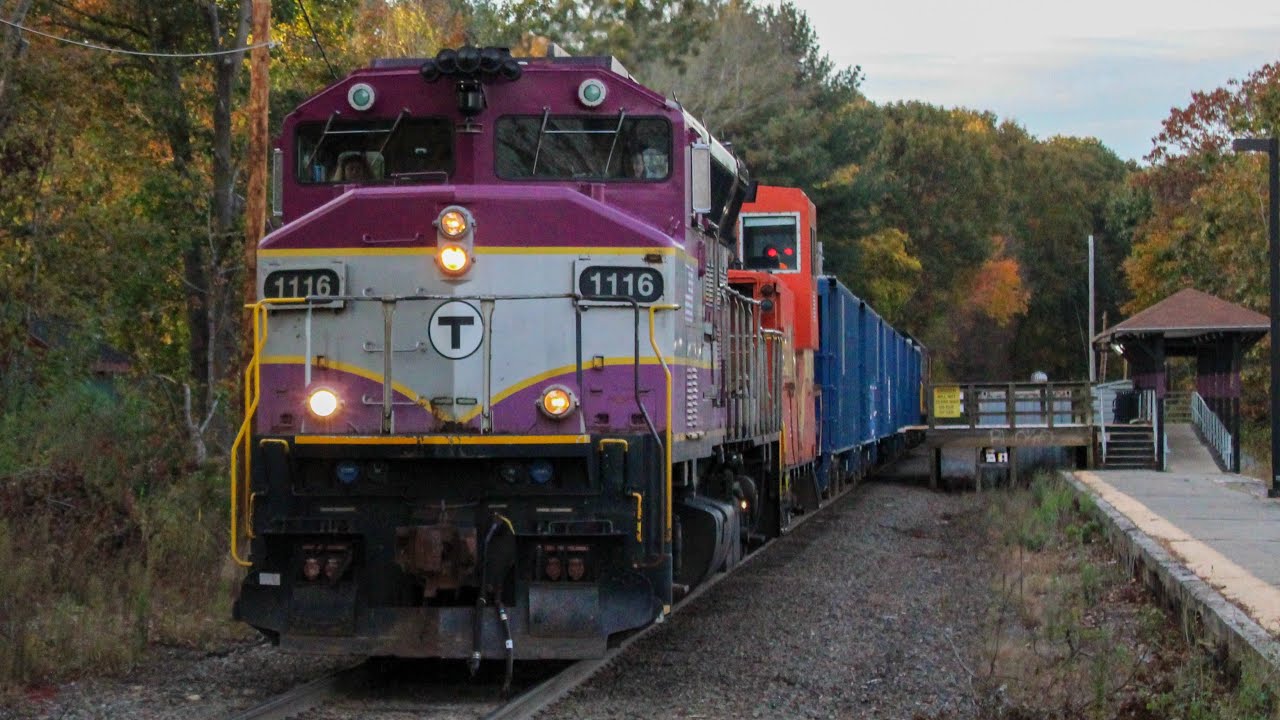 Rare MBTA Commuter Trains and Extras on the North and South Sides - Late 2023