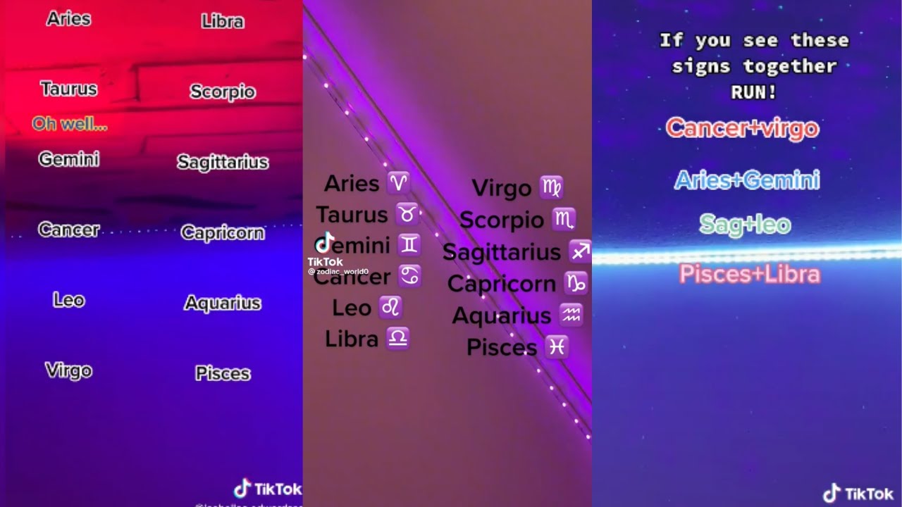Zodiac Signs TikTok Compilation 🔮Part 81🔮