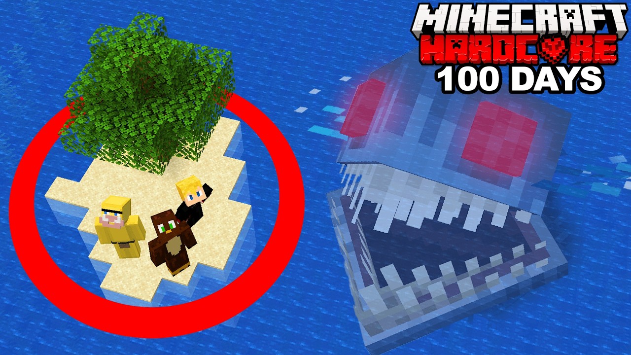 Surviving 100 Days on a Haunted Island in Minecraft [FULL MOVIE]