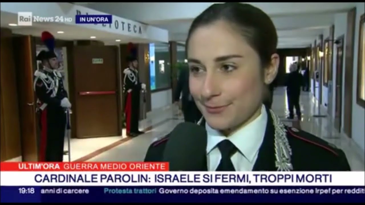 Cerimonia inizio anno accademico alla Scuola Allievi Ufficiali Carabinieri a Roma