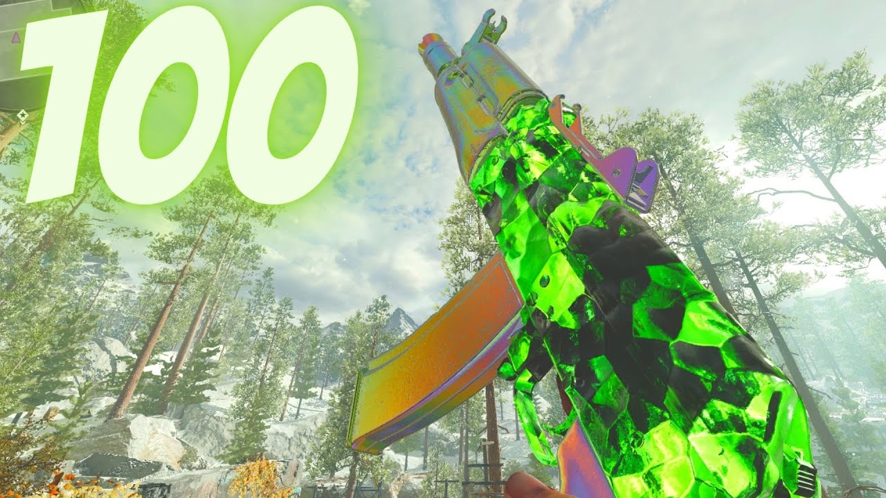 Random Weapons Round 100 Challenge In Cold War Zombies