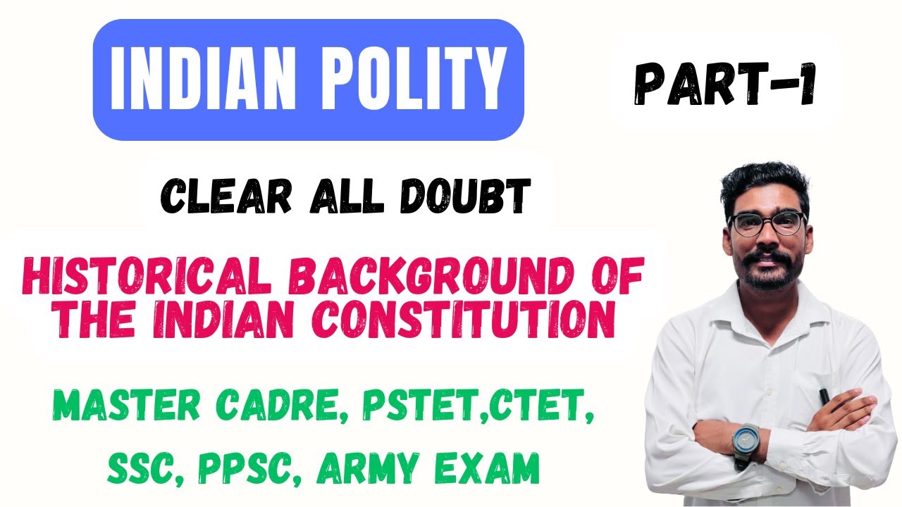 Historical Background of Indian Constitution MCQ -1||PPSC Exam||Master Cadre||Punjab Police Exam